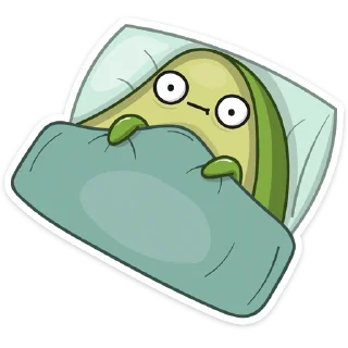 😴-Авокадик, Telegram Sticker