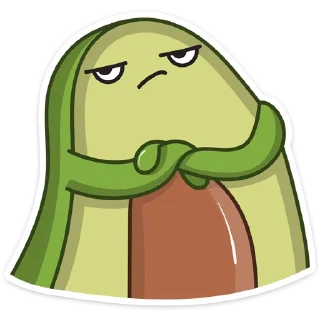 😡-Авокадик, Telegram Sticker