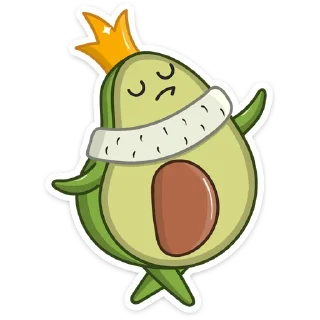 👸-Авокадик, Telegram Sticker