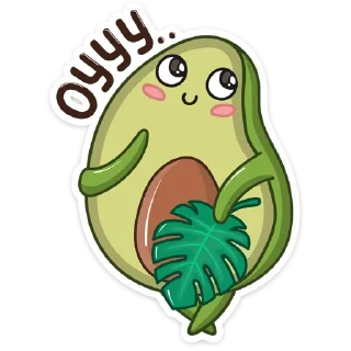 ☺️-Авокадик, Telegram Sticker