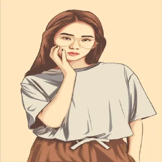😌-Awesome Stickers, Telegram Sticker