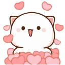❤️-Cute Cat Stickers, Telegram Sticker