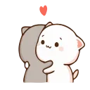 🫂-Cute Cat Stickers, Telegram Sticker