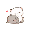 💋-Cute Cat Stickers, Telegram Sticker