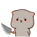 😡-Cute Cat Stickers, Telegram Sticker