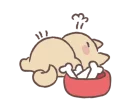 🍴-Baby shiba 'Bubu ' @tikelku, Telegram Sticker