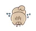 😰-Baby shiba 'Bubu ' @tikelku, Telegram Sticker