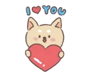 ❤-Baby shiba 'Bubu ' @tikelku, Telegram Sticker