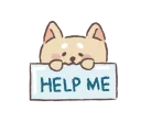 🙏-Baby shiba 'Bubu ' @tikelku, Telegram Sticker