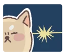 😒-Baby shiba 'Bubu ' @tikelku, Telegram Sticker
