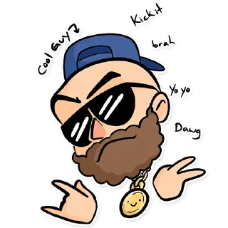 😎-BAD Dad, Telegram Sticker