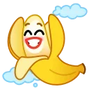 ✈️-Banana, Telegram Sticker