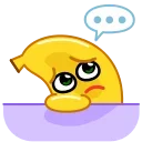 😞-Banana, Telegram Sticker