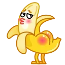 🍑-Banana, Telegram Sticker