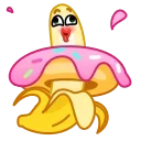 🍩-Banana, Telegram Sticker