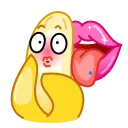 👄-Banana, Telegram Sticker