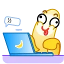 👨‍💻-Banana, Telegram Sticker