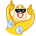 👍-Banana, Telegram Sticker