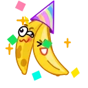 🎉-Banana, Telegram Sticker