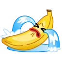 😭-Banana, Telegram Sticker