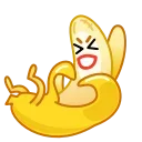 🤣-Banana, Telegram Sticker