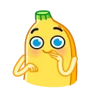 😳-Banana, Telegram Sticker