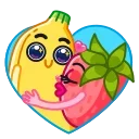 😘-Banana, Telegram Sticker
