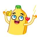 👍-Banana, Telegram Sticker