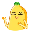 😘-Banana, Telegram Sticker