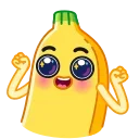 🤩-Banana, Telegram Sticker
