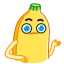 🙄-Banana, Telegram Sticker