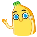 👋-Banana, Telegram Sticker