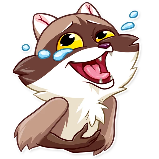 Bandit Raccoon, telegram sticker