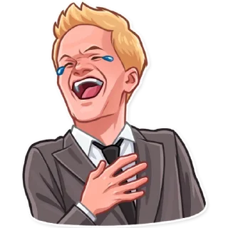 😂-Barney Stinson, Telegram Sticker