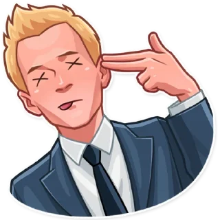 💀-Barney Stinson, Telegram Sticker