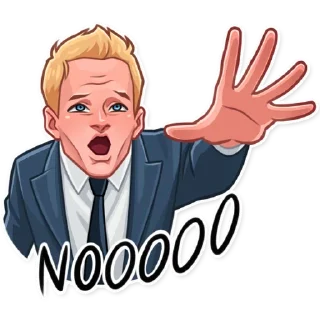 😩-Barney Stinson, Telegram Sticker