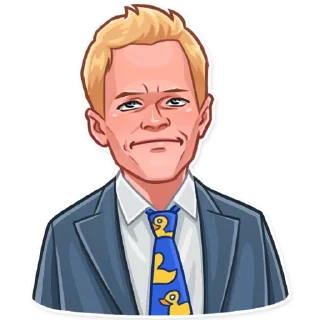 😒-Barney Stinson, Telegram Sticker