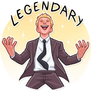 🙌-Barney Stinson, Telegram Sticker