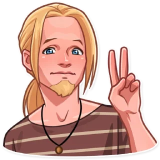 ✌️-Barney Stinson, Telegram Sticker
