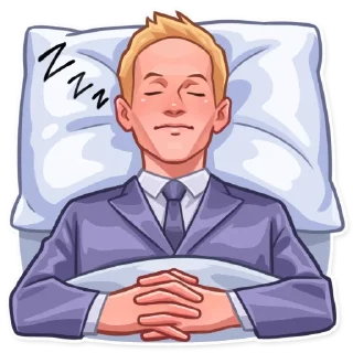 😴-Barney Stinson, Telegram Sticker