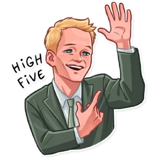 ✋-Barney Stinson, Telegram Sticker