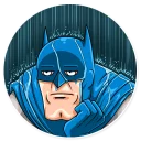 🌧-Silver Age Batman, Telegram Sticker