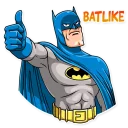 👍-Silver Age Batman, Telegram Sticker