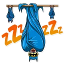 😴-Silver Age Batman, Telegram Sticker