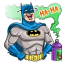 😂-Silver Age Batman, Telegram Sticker