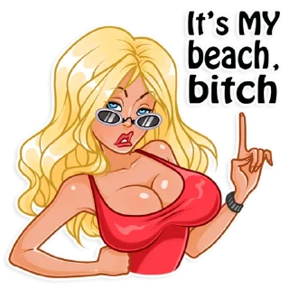 🤨-Baywatch, Telegram Sticker