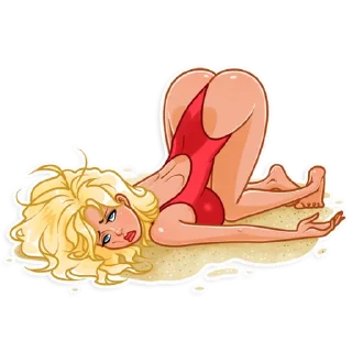 😵-Baywatch, Telegram Sticker