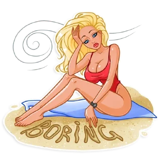 😞-Baywatch, Telegram Sticker