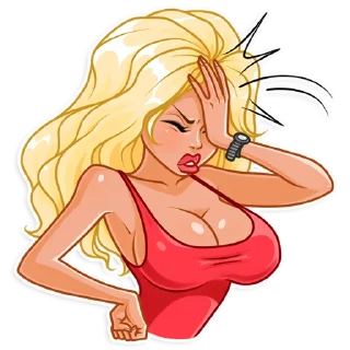 🤦‍♀️-Baywatch, Telegram Sticker