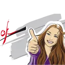 😄-Be Famous, Telegram Sticker